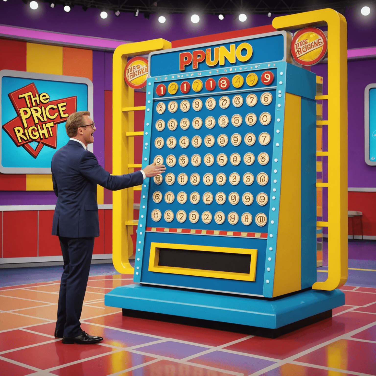 Escena de 'El Precio Justo' con un concursante jugando Plinko, mostrando la emoción y la tensión del juego en televisión